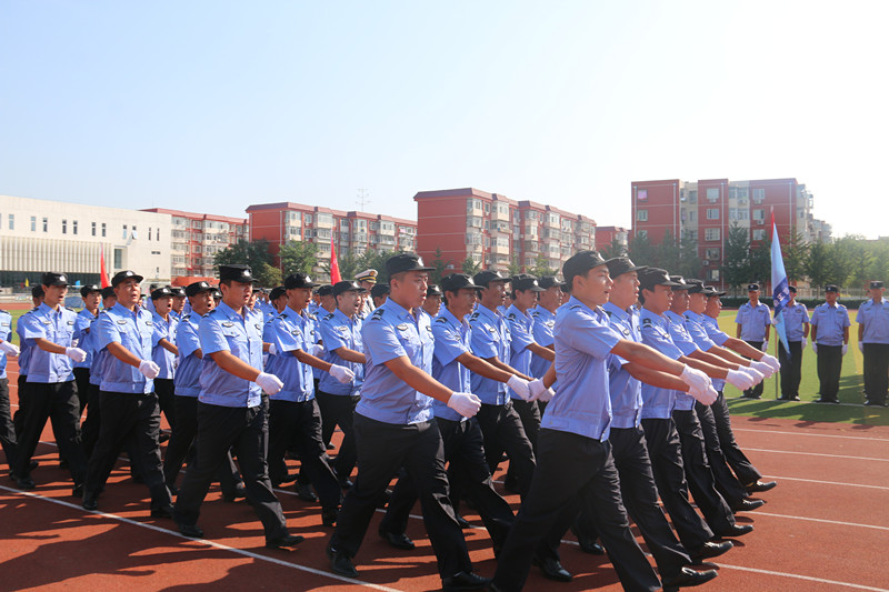 组织2016年顺义区教育系统首届校园保安比赛(图2)